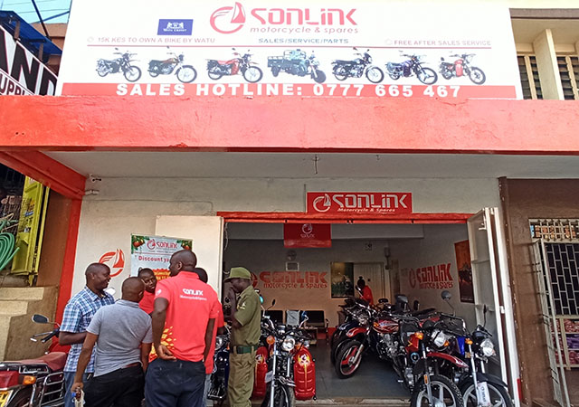 nouveau magasin de motos Sonlink à Nairobi 4